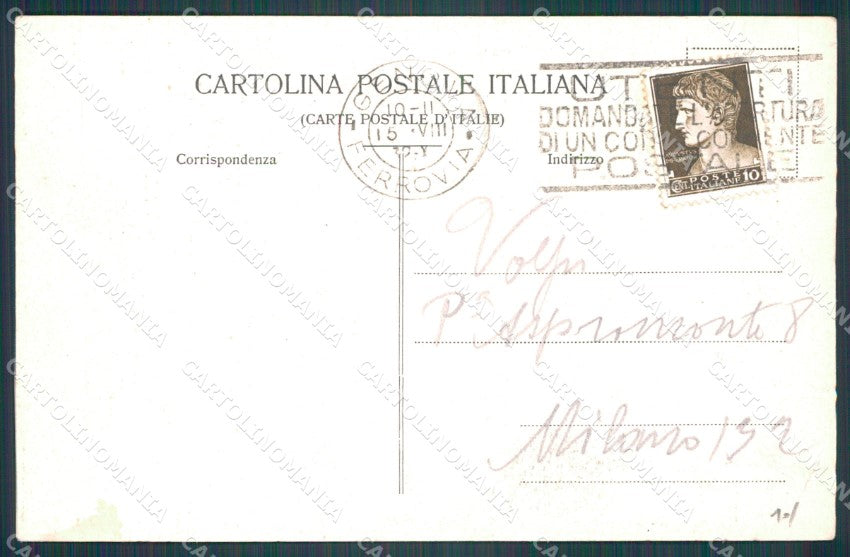 Genova Città Camposanto PIEGHINA cartolina WX2551 – retro