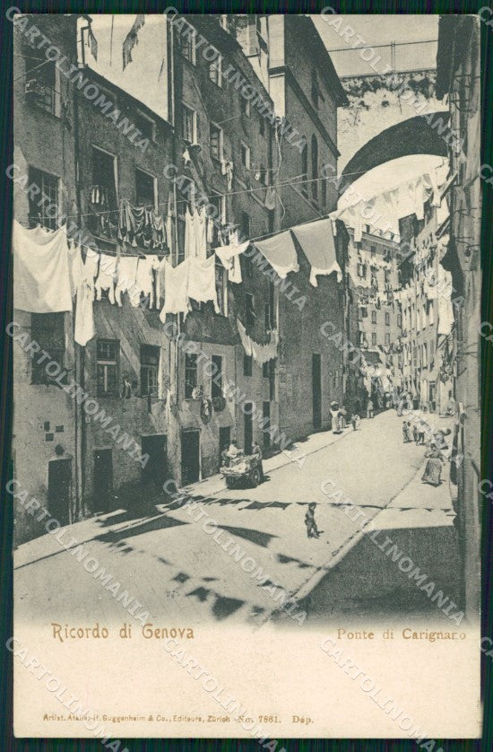 Genova Città Ponte di Carignano cartolina WX2553 – fronte