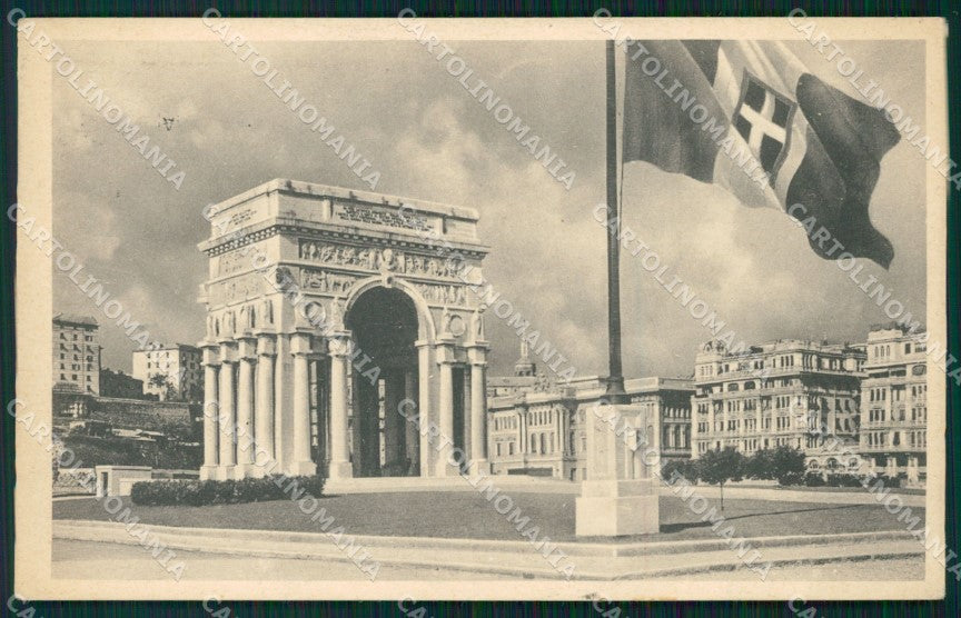 Genova Città Monumento ai Caduti cartolina WX2573 – fronte