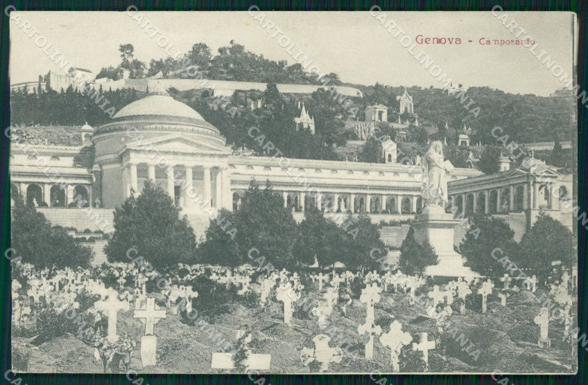 Genova Città Camposanto cartolina WX2576 – fronte