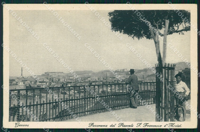 Genova Città Piazzale San Francesco d'Assisi cartolina WX2584 – fronte