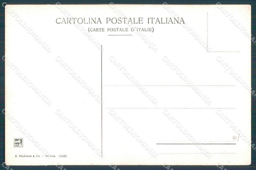 Genova Città Castello Mackenzie cartolina WX2611 – retro