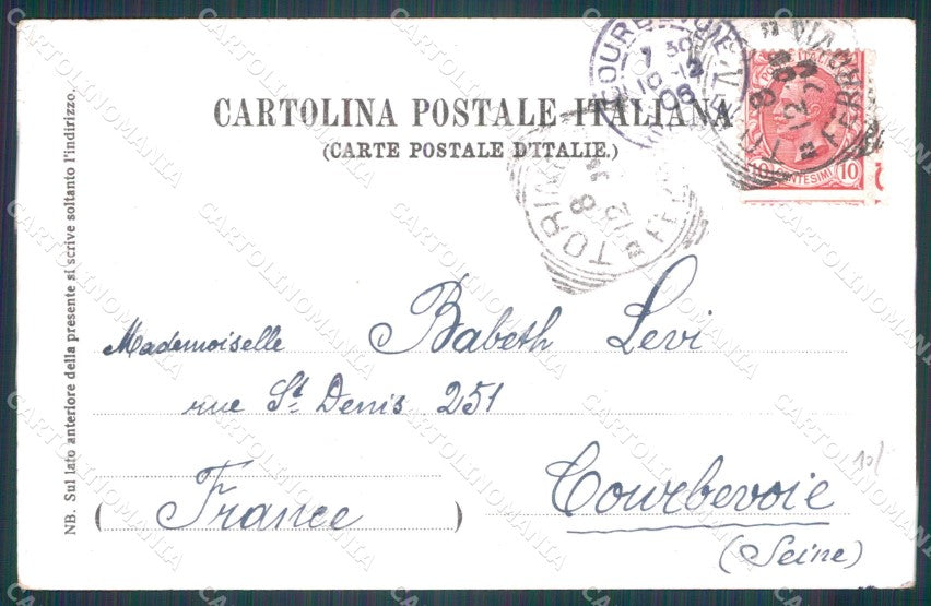 Genova Città Villetta di Negro PIEGHINA cartolina WX2616 – retro