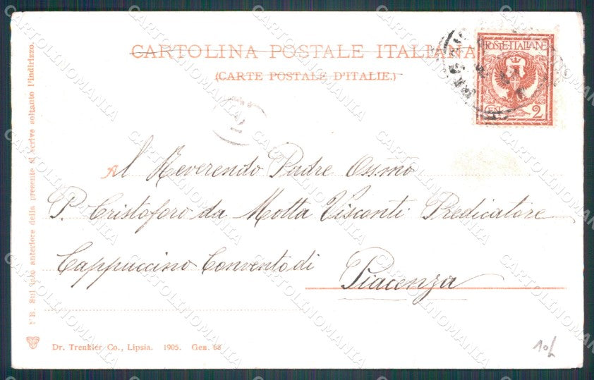 Genova Città Castello Mackenzie cartolina WX2619 – retro