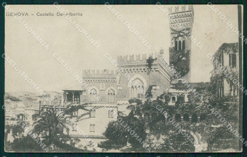 Genova Città Castello De Albertis cartolina WX2629 – fronte