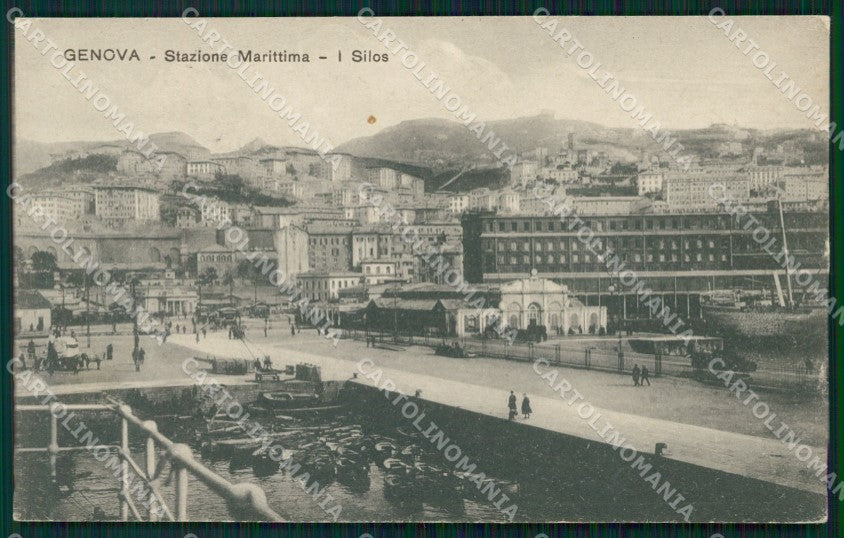 Genova Città Stazione Marittima cartolina WX2634 – fronte