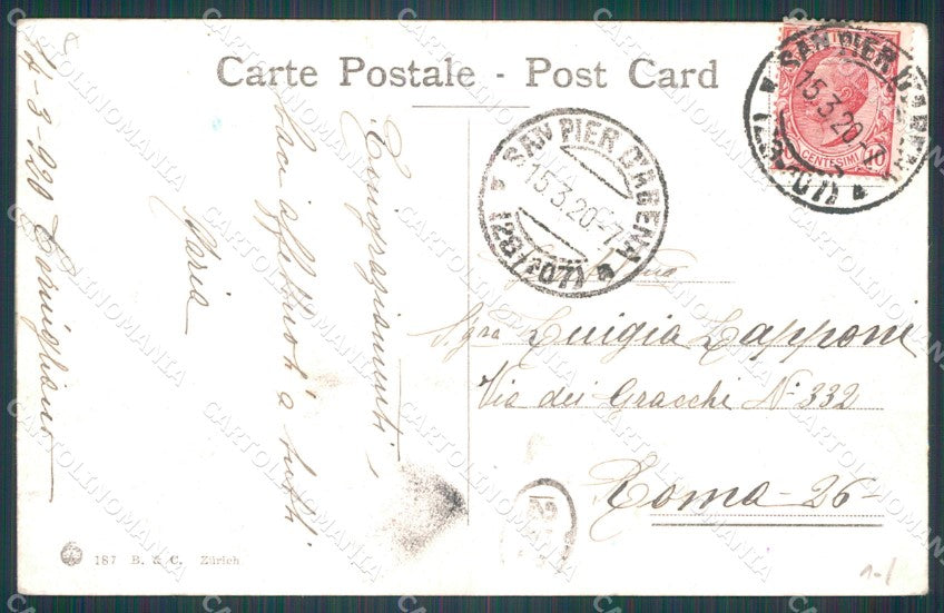 Genova Città Stazione Marittima cartolina WX2642 – retro