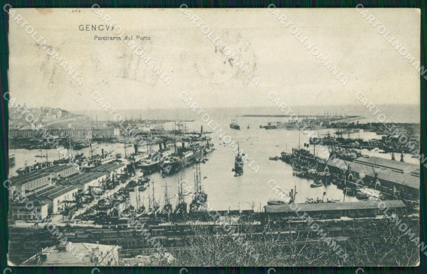 Genova Città Porto cartolina WX2643 – fronte