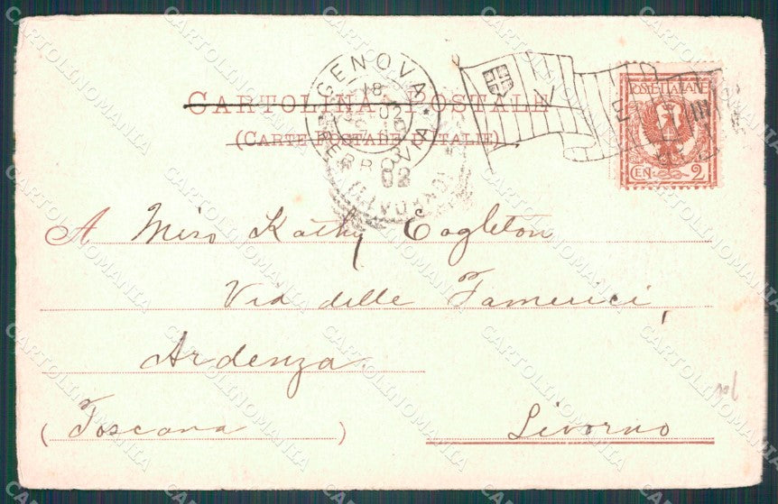 Genova Città Albergo dei Poveri cartolina WX2652 – retro