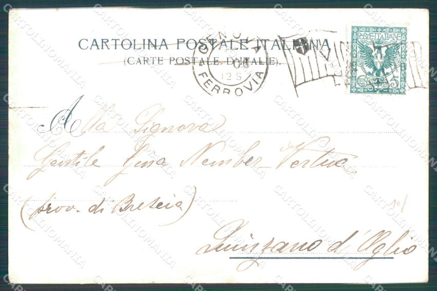 Genova Città Piazza Fontane Marose Auto cartolina WX2661 – retro