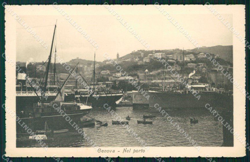 Genova Città Porto cartolina WX2665 – fronte