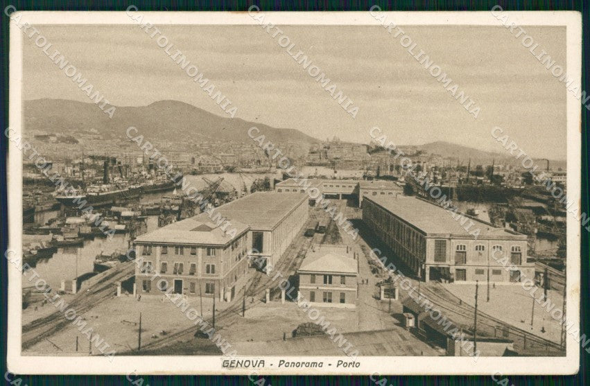 Genova Città Porto cartolina WX2666 – fronte