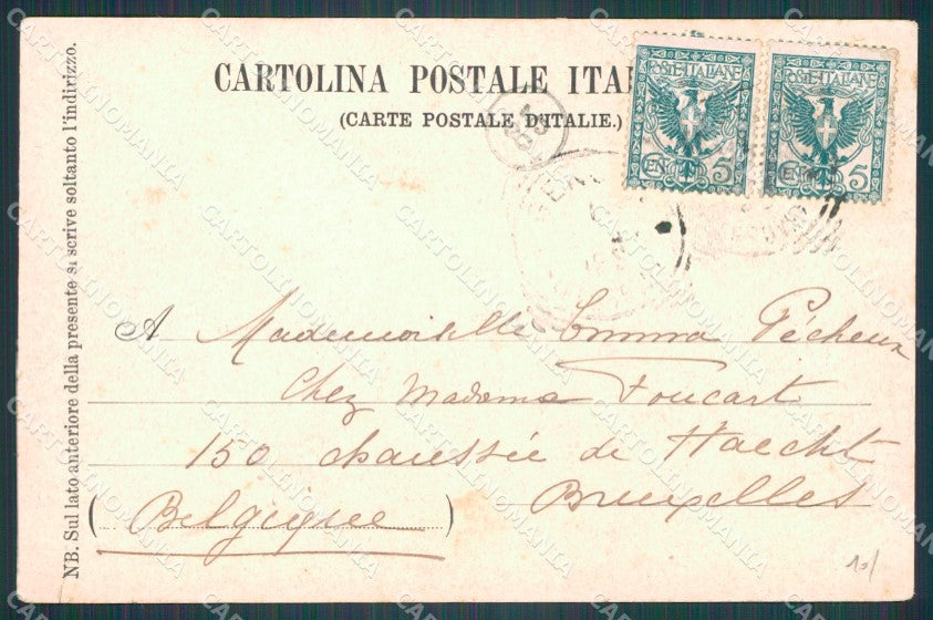 Genova Città Porto STRAPPINO PIEGHE cartolina WX2667 – retro