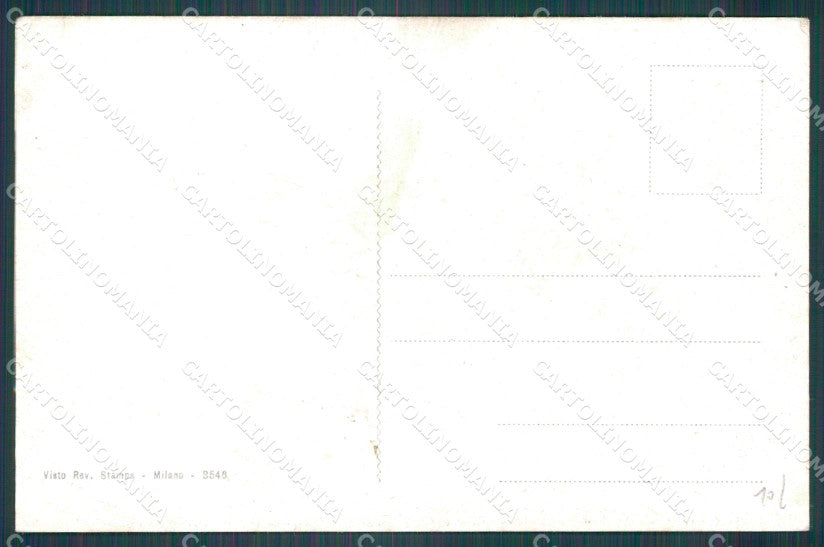 Genova Città Hotel Miramare cartolina WX2669 – retro