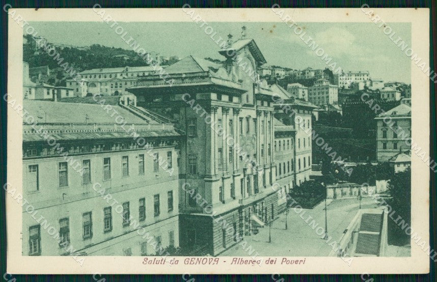 Genova Città Albergo dei Poveri cartolina WX2678 – fronte