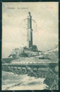 Genova Città La Lanterna PIEGHINA cartolina WX2680 – fronte
