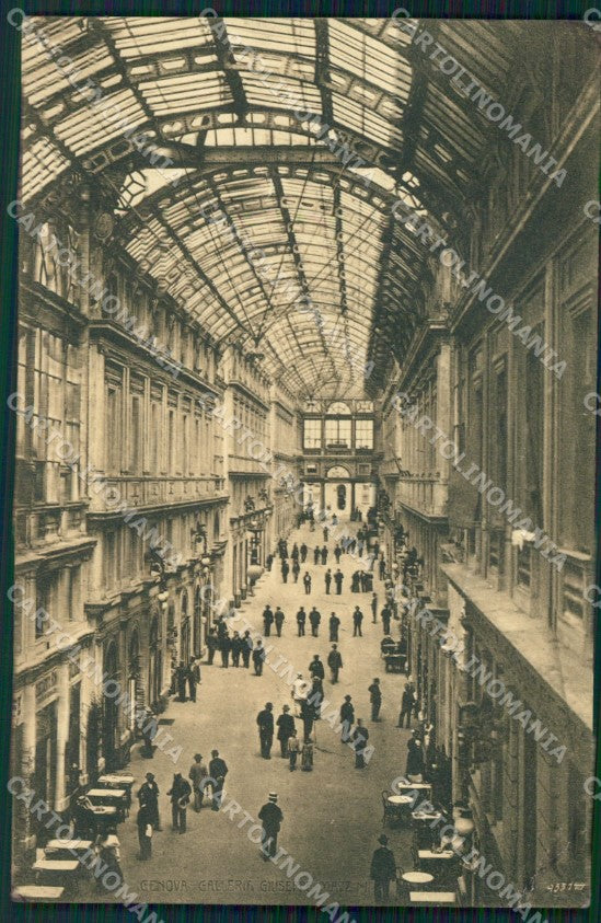 Genova Città PIEGHINA cartolina WX2682 – fronte