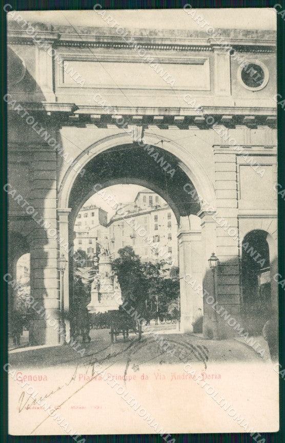 Genova Città Piazza Principe cartolina WX2684 – fronte