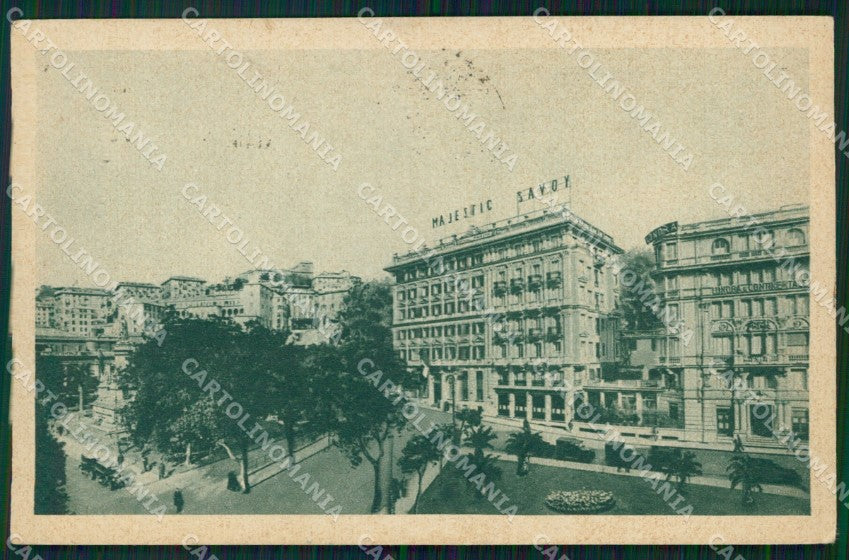 Genova Città Hotel Savoia cartolina WX2685 – fronte