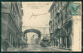 Genova Città Via XX Settembre Tram cartolina WX2698 – fronte