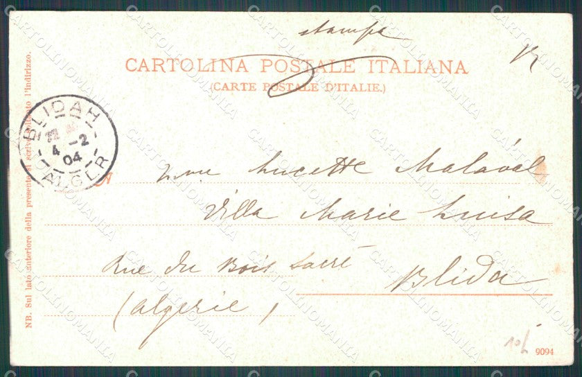 Genova Città Via XX Settembre Tram cartolina WX2698 – retro