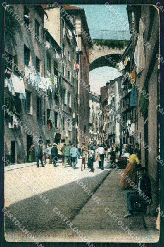 Genova Città Ponte di Carignano ABRASA cartolina WX2702 – fronte