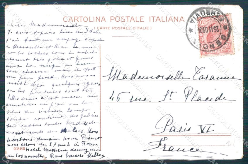 Genova Città Ponte di Carignano ABRASA cartolina WX2702 – retro