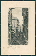 Genova Città Via Garibaldi Rilievo cartolina WX2718 – fronte