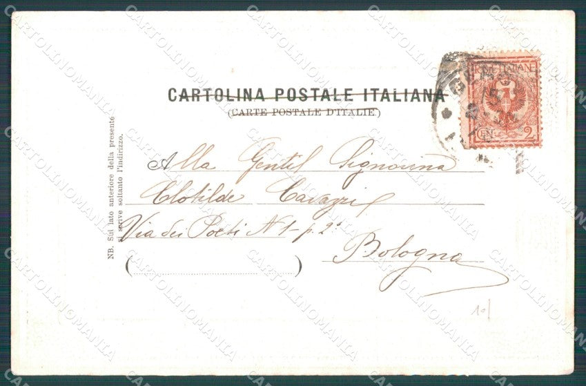 Genova Città Via Garibaldi Rilievo cartolina WX2718 – retro