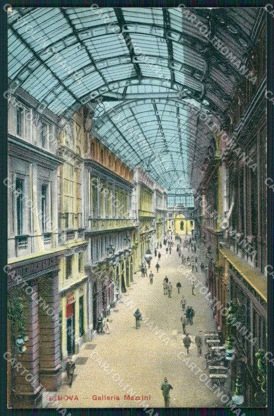 Genova Città Galleria Mazzini cartolina WX2720 – fronte