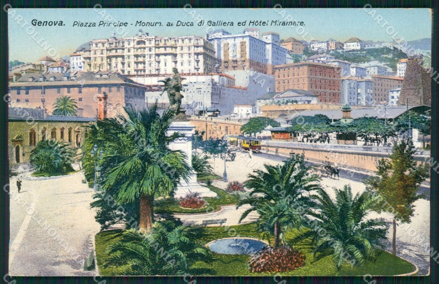 Genova Città Piazza Principe cartolina WX2721 – fronte