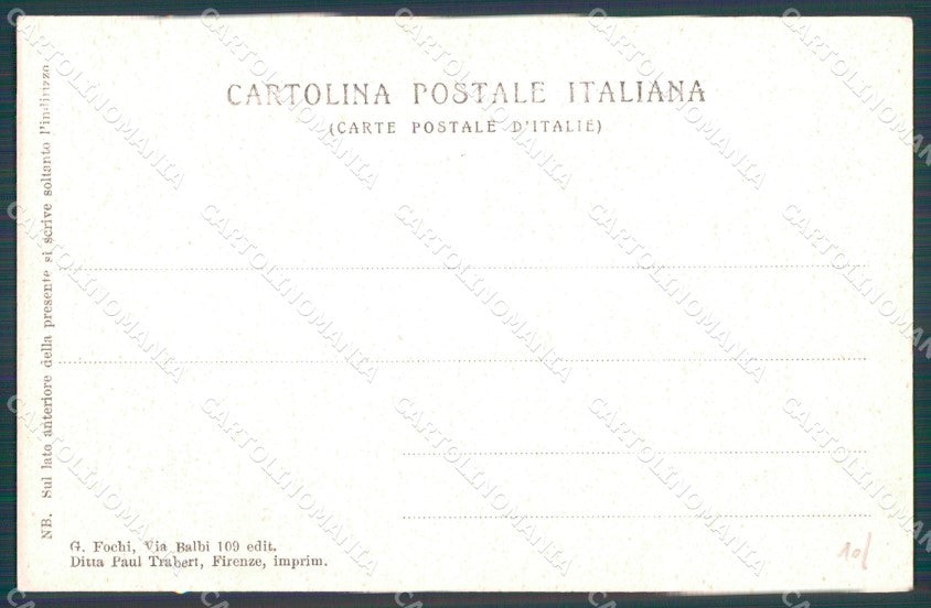 Genova Città Via Roma Tram cartolina WX2728 – retro