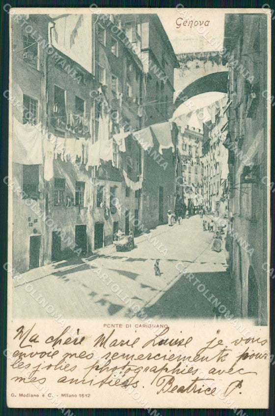 Genova Città Ponte di Carignano cartolina WX2729 – fronte
