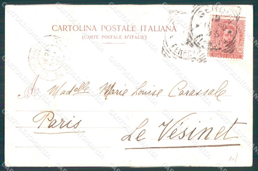 Genova Città Ponte di Carignano cartolina WX2729 – retro