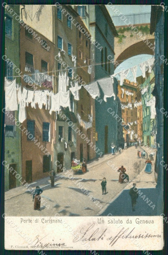 Genova Città Ponte di Carignano cartolina WX2742 – fronte