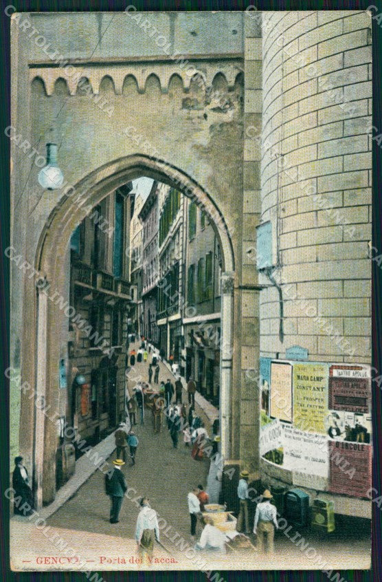 Genova Città Porta dei Vacca cartolina WX2745 – fronte