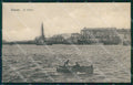 Genova Città Porto Barca cartolina WX2746 – fronte