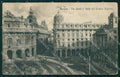 Genova Città Credito Italiano Via Dante PIEGHE cartolina WX2750 – fronte