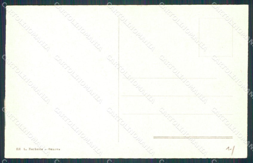 Genova Città Piazza Caricamento Carretti cartolina WX2756 – retro