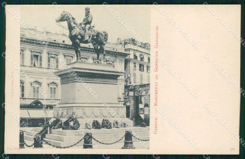 Genova Città Garibaldi cartolina WX2759 – fronte