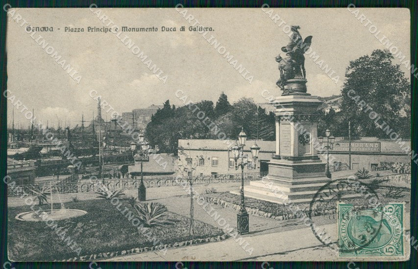 Genova Città Piazza Principe cartolina WX2760 – fronte