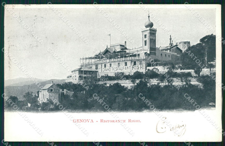 Genova Città Ristorante Righi cartolina WX2762 – fronte