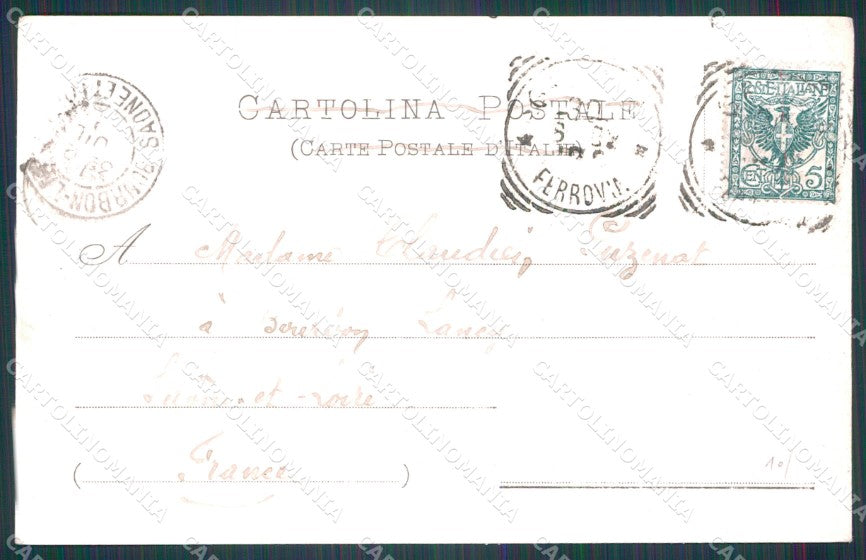 Genova Città Ristorante Righi cartolina WX2762 – retro