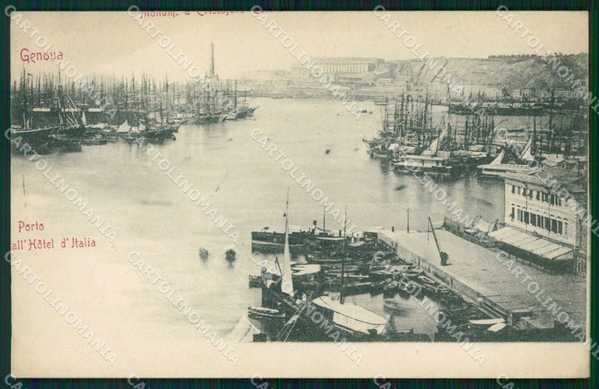 Genova Città Porto cartolina WX2766 – fronte
