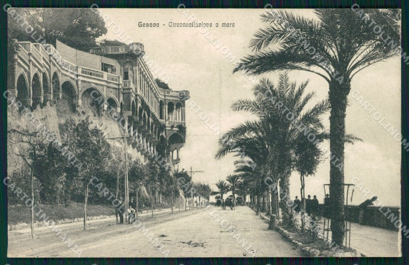 Genova Città Circonvallazione a Mare cartolina WX2789 – fronte