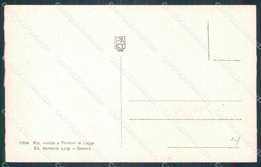 Genova Città cartolina WX2790 – retro