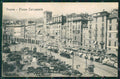 Genova Città Piazza Caricamento Tram Carretti cartolina WX2801 – fronte