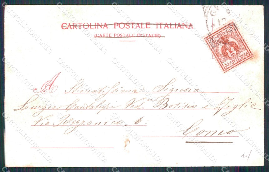 Genova Città Castelletto PIEGHINA cartolina WX2806 – retro