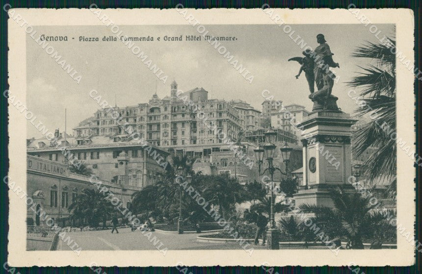 Genova Città Piazza della Commenda cartolina WX2834 – fronte