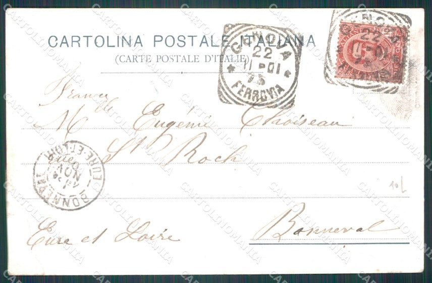 Genova Città Ponte Monumentale PIEGHE STRAPPINO cartolina WX2845 – retro